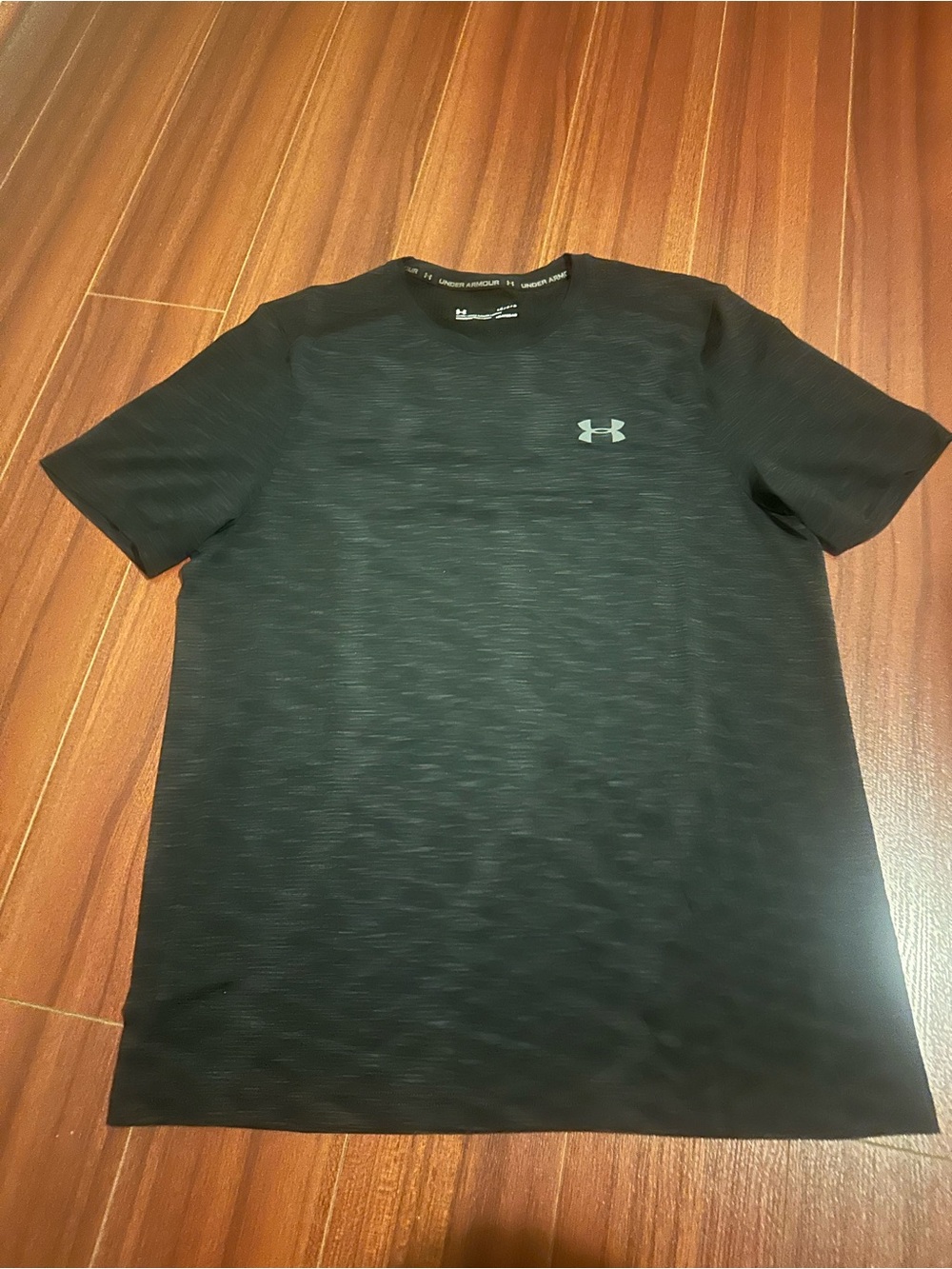 Under Armour Black Short Sleeve Tech Tee with Small Logo